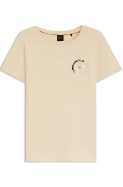 Slim-Fit T-Shirt aus Baumwoll-Jersey mit Artwork-Print