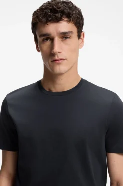 Slim-Fit T-Shirt aus merzerisierter Baumwolle