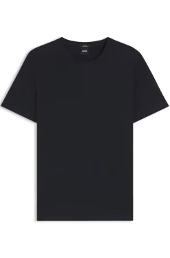 Slim-Fit T-Shirt aus merzerisierter Baumwolle