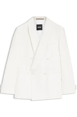 Slim-Fit Twill-Sakko aus Leinen