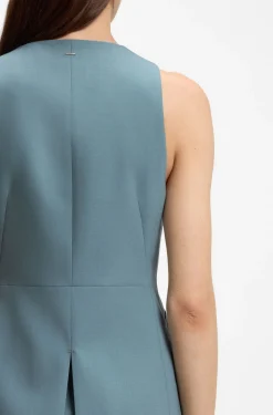 Slim-Fit Weste aus Schurwolle