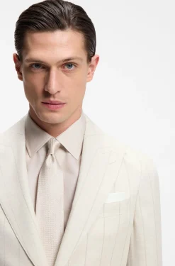 Slim-Fit Zweiteiler aus Baumwolle und Schurwolle
