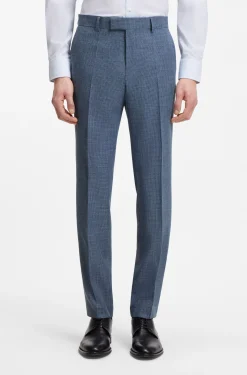 Slim-Fit Zweiteiler aus Baumwolle und Schurwolle