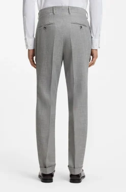 Slim-Fit Zweiteiler aus Baumwoll-Mix mit Schurwolle