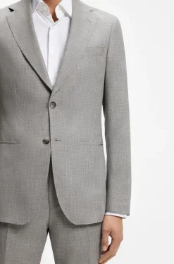 Slim-Fit Zweiteiler aus Baumwoll-Mix mit Schurwolle
