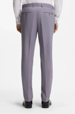 Slim-Fit Zweiteiler aus fein gemustertem Gewebe
