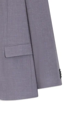 Slim-Fit Zweiteiler aus fein gemustertem Gewebe