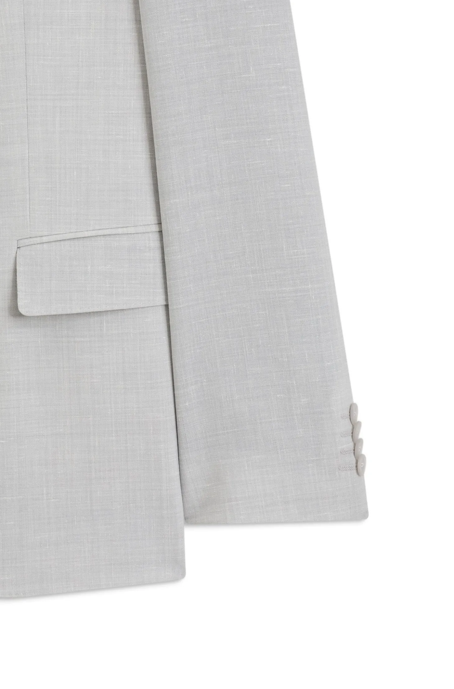 Slim-Fit Zweiteiler aus fein gemustertem Gewebe