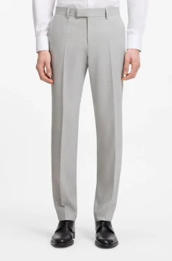 Slim-Fit Zweiteiler aus fein gemustertem Gewebe