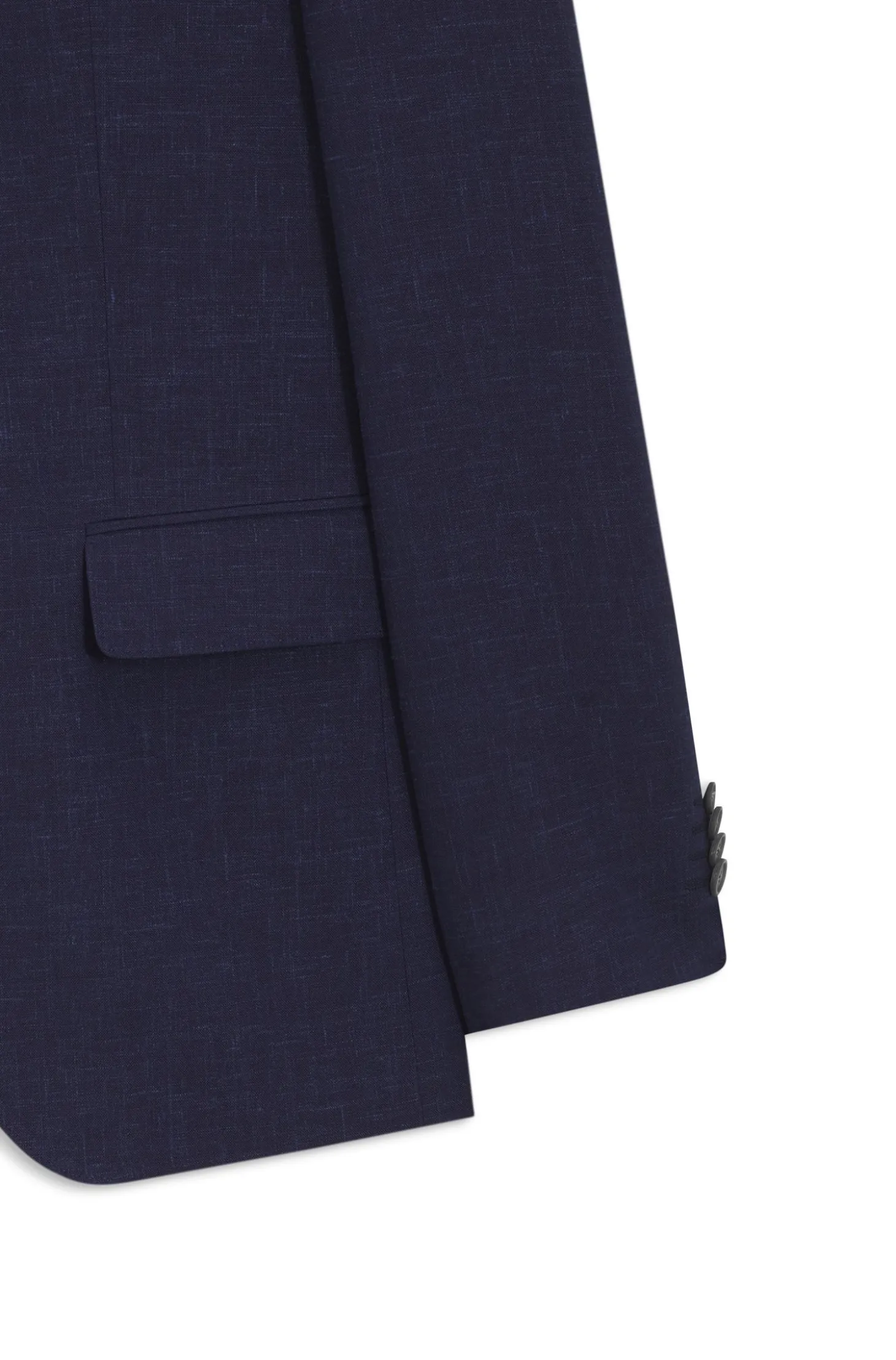 Slim-Fit Zweiteiler aus fein gemustertem Gewebe