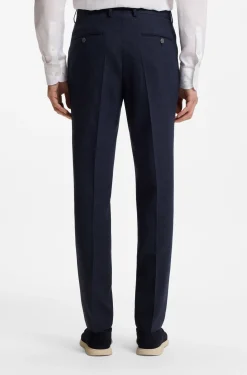 Slim-Fit Zweiteiler aus fein gemustertem Gewebe