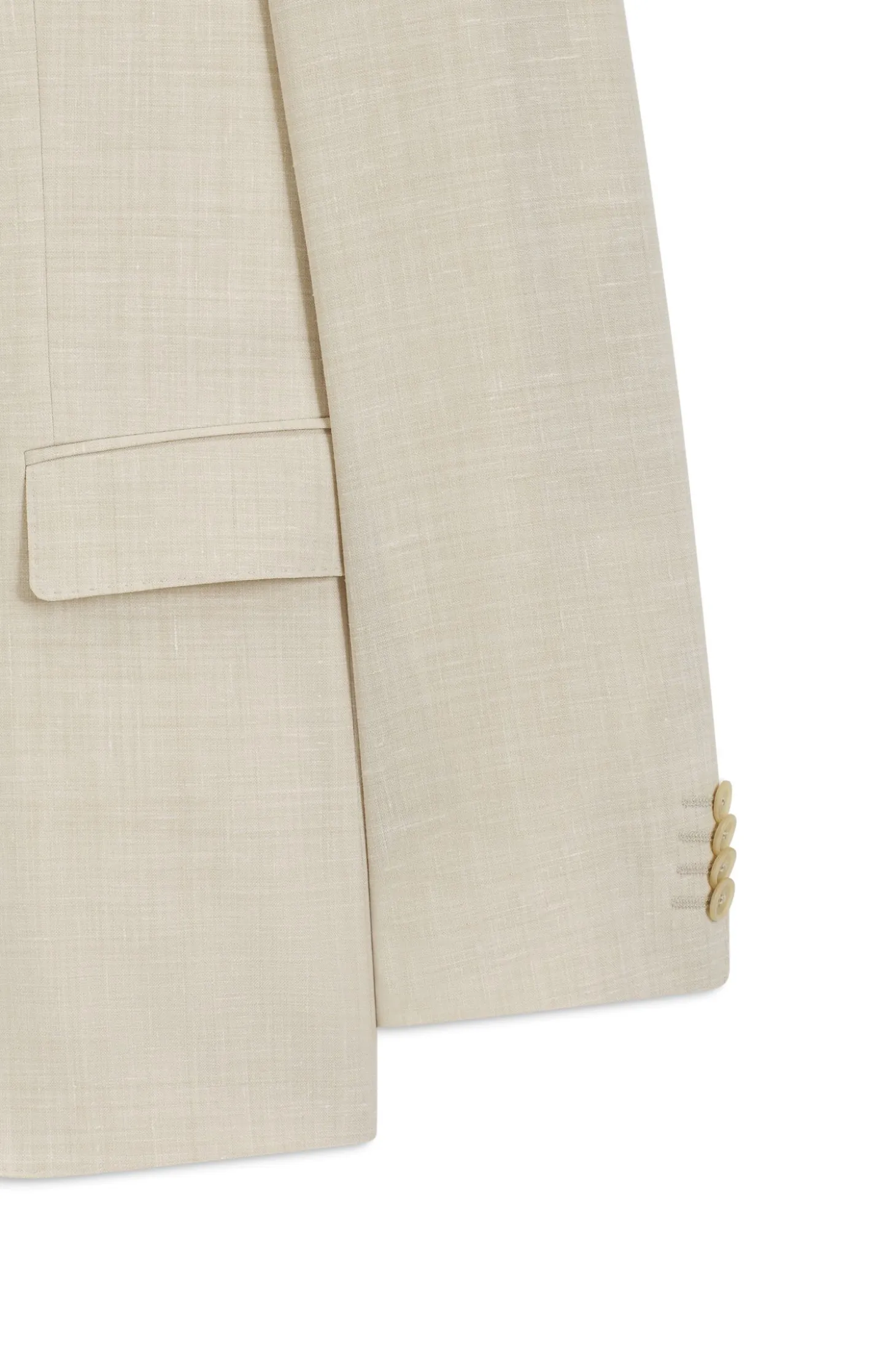 Slim-Fit Zweiteiler aus fein gemustertem Gewebe