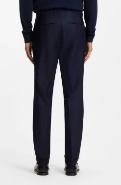 Slim-Fit Zweiteiler aus Schurwoll-Twill
