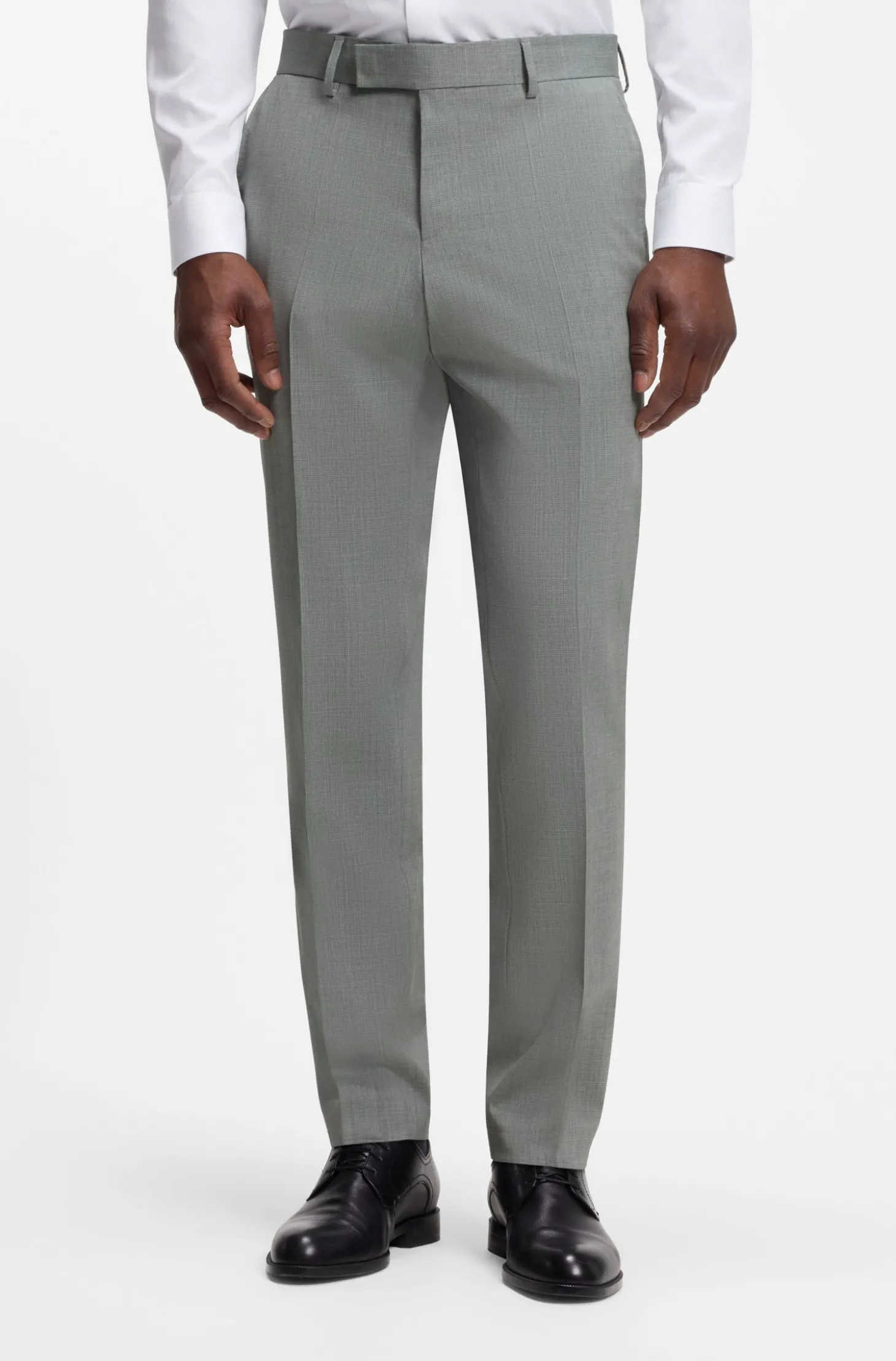 Slim-Fit Zweiteiler aus Schurwolle