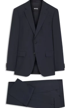 Slim-Fit Zweiteiler aus Schurwolle
