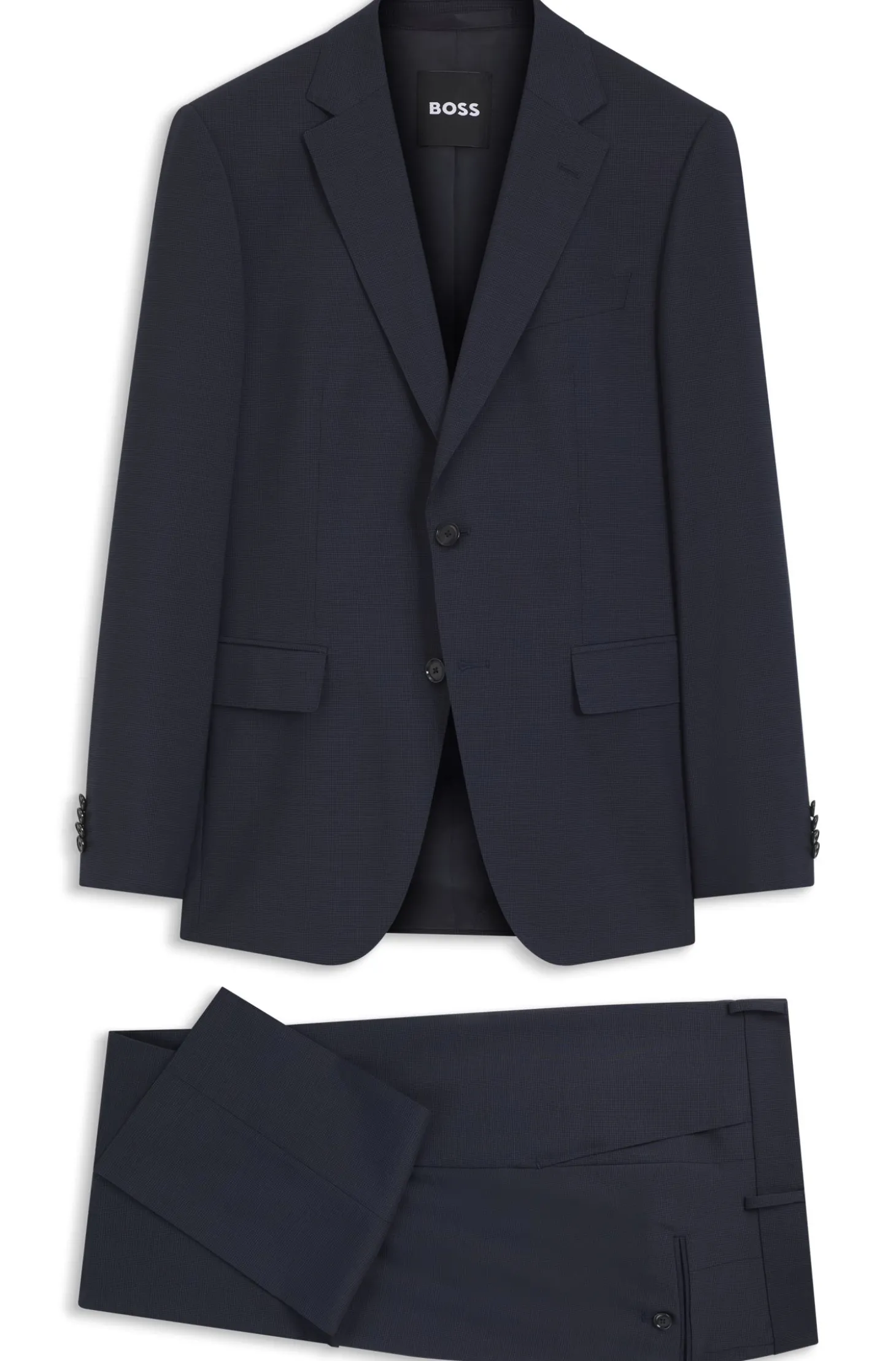 Slim-Fit Zweiteiler aus Schurwolle