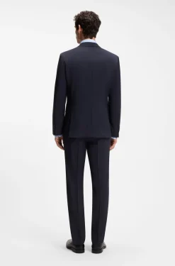 Slim-Fit Zweiteiler aus Schurwolle