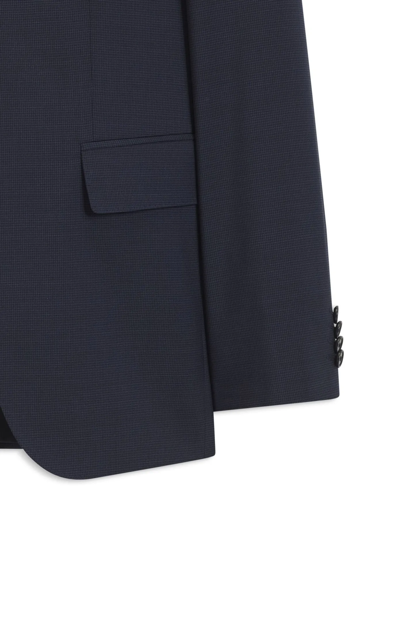 Slim-Fit Zweiteiler aus Schurwolle