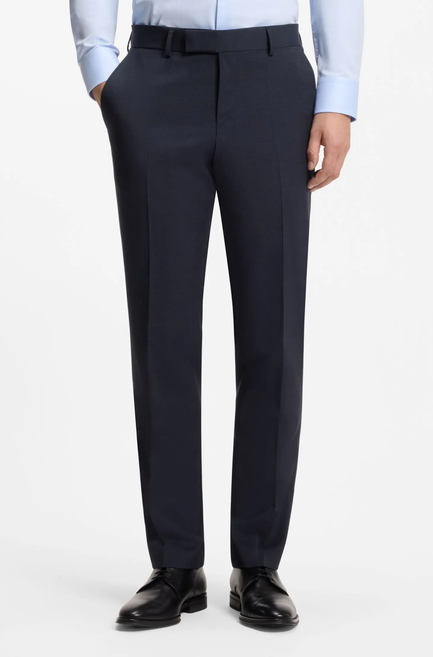 Slim-Fit Zweiteiler aus Schurwolle