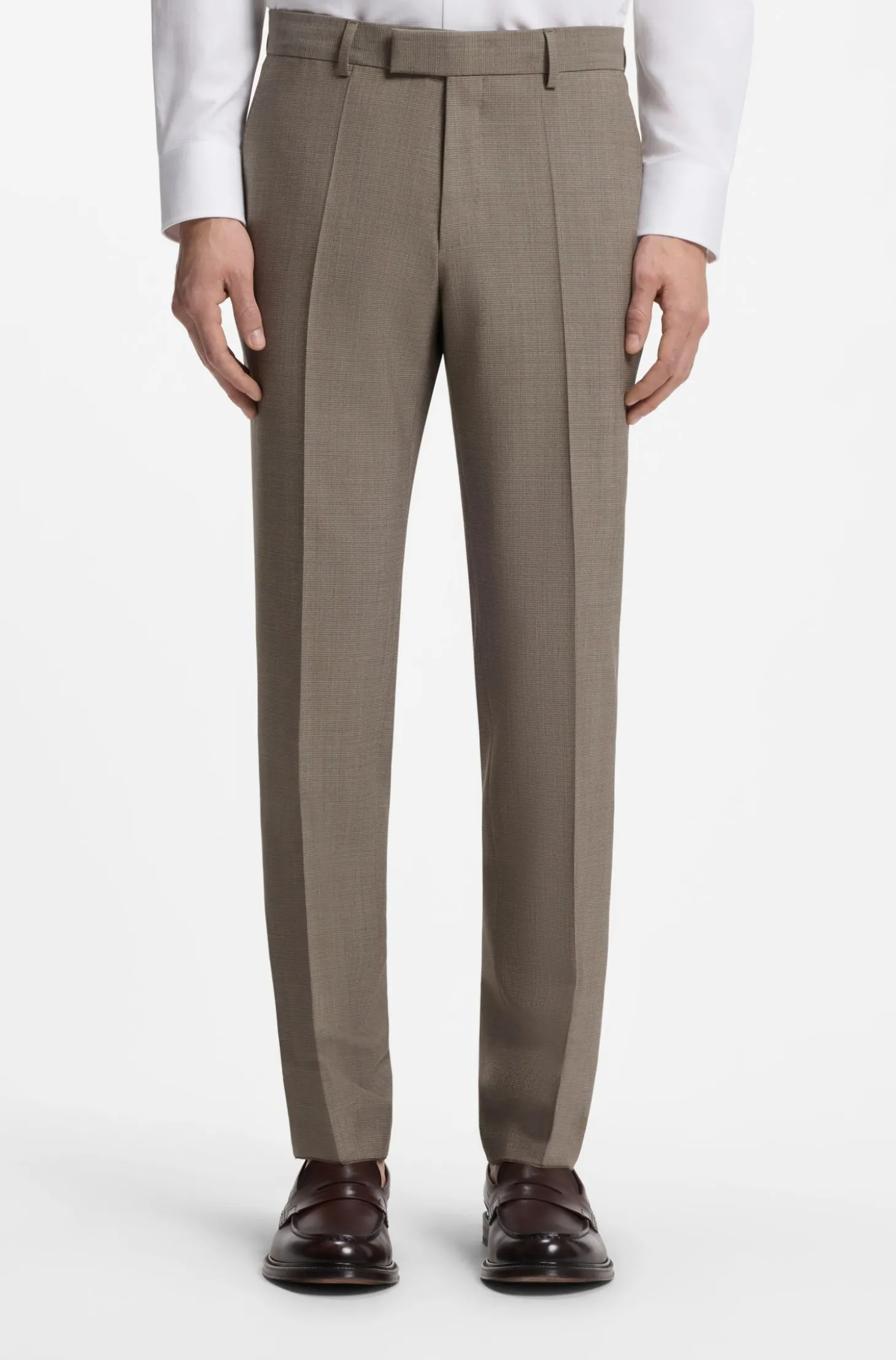 Slim-Fit Zweiteiler aus Schurwolle
