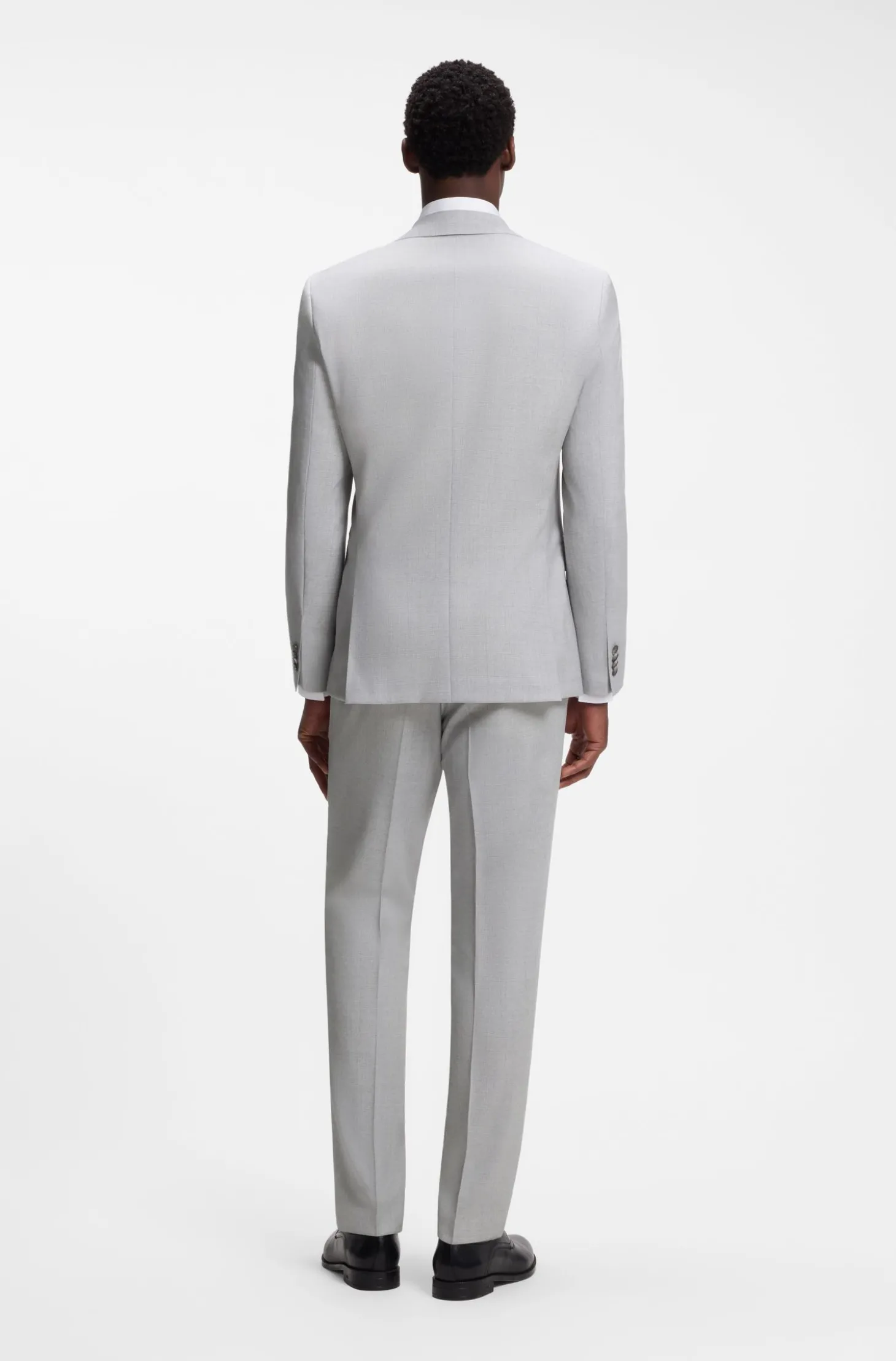 Slim-Fit Zweiteiler aus Schurwolle