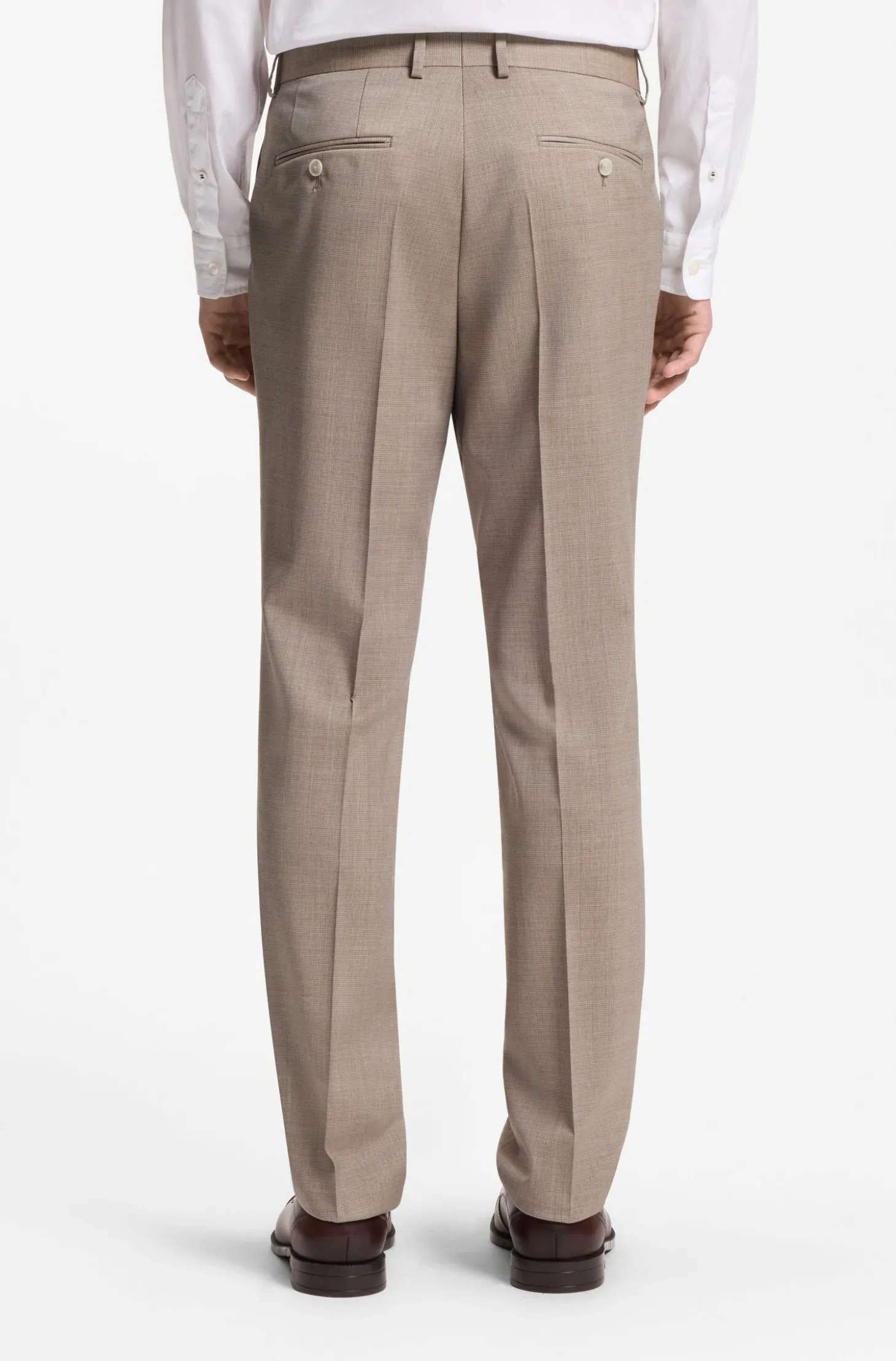 Slim-Fit Zweiteiler aus Schurwolle