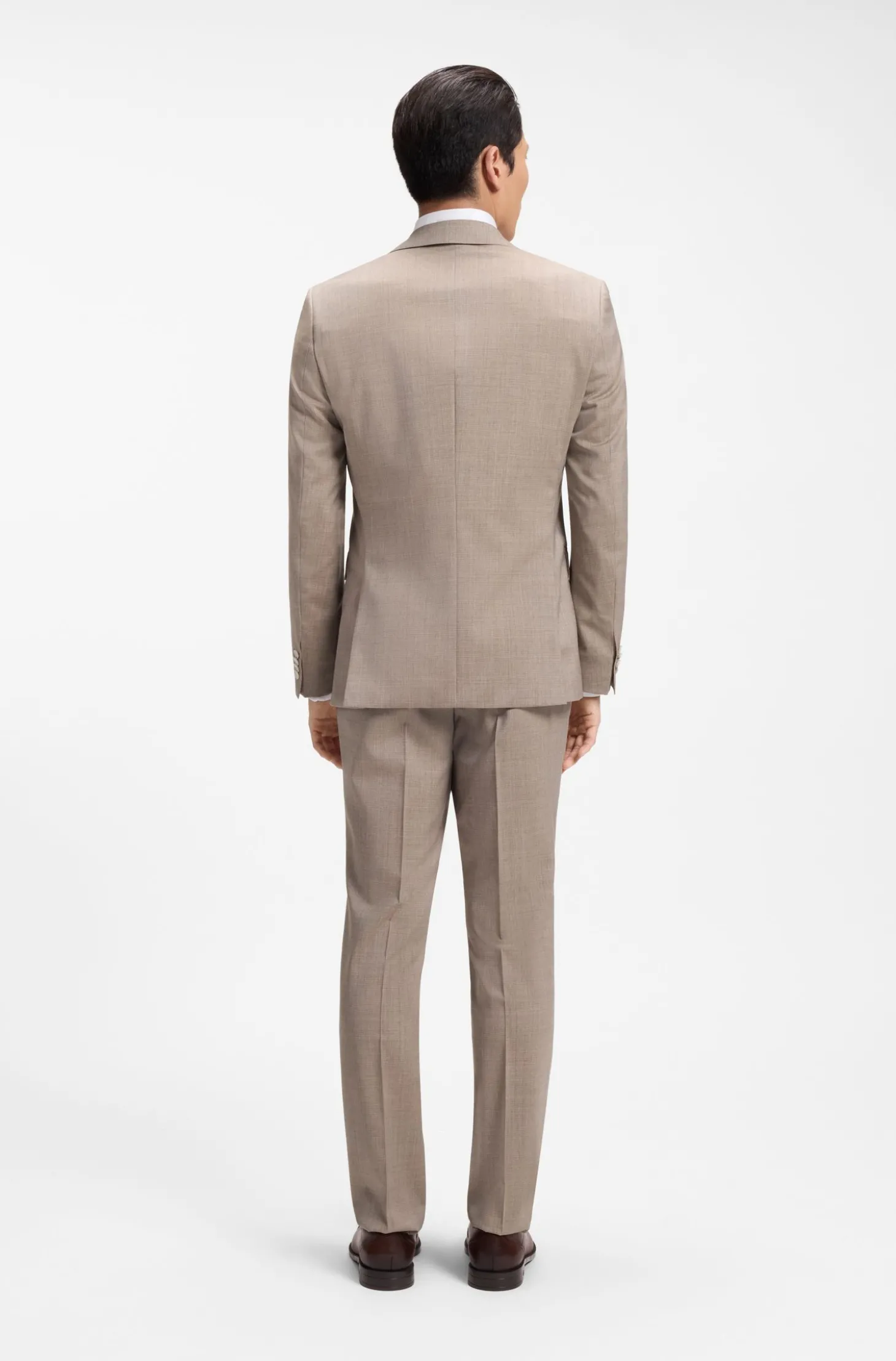 Slim-Fit Zweiteiler aus Schurwolle