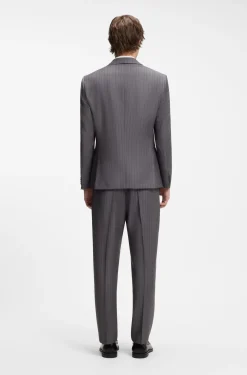 Slim-Fit Zweiteiler aus Schurwolle