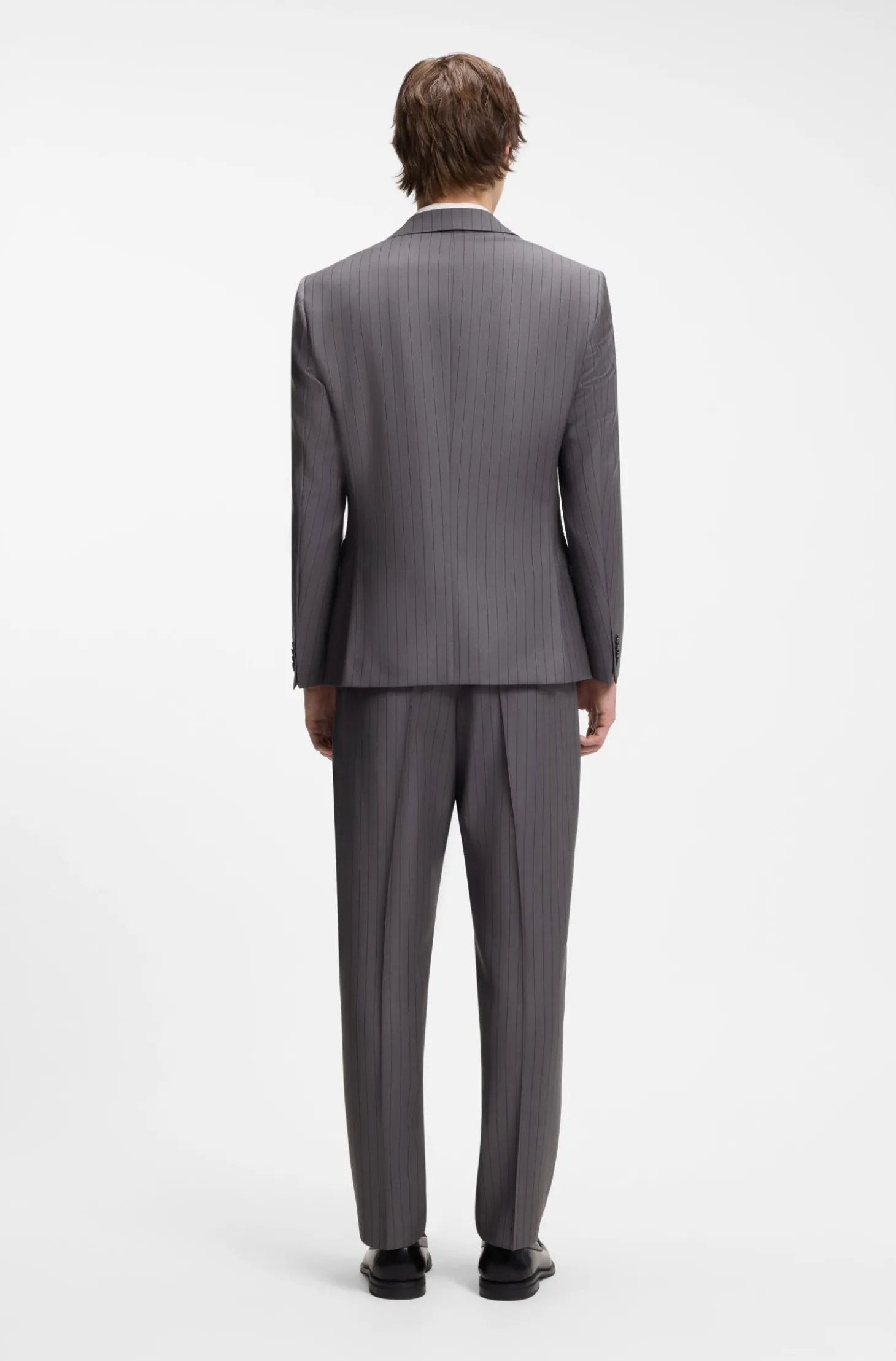 Slim-Fit Zweiteiler aus Schurwolle