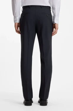 Slim-Fit Zweiteiler aus Stretch-Wolle