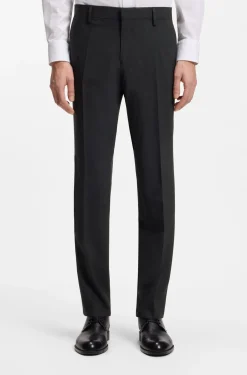 Slim-Fit Zweiteiler aus Stretch-Wolle