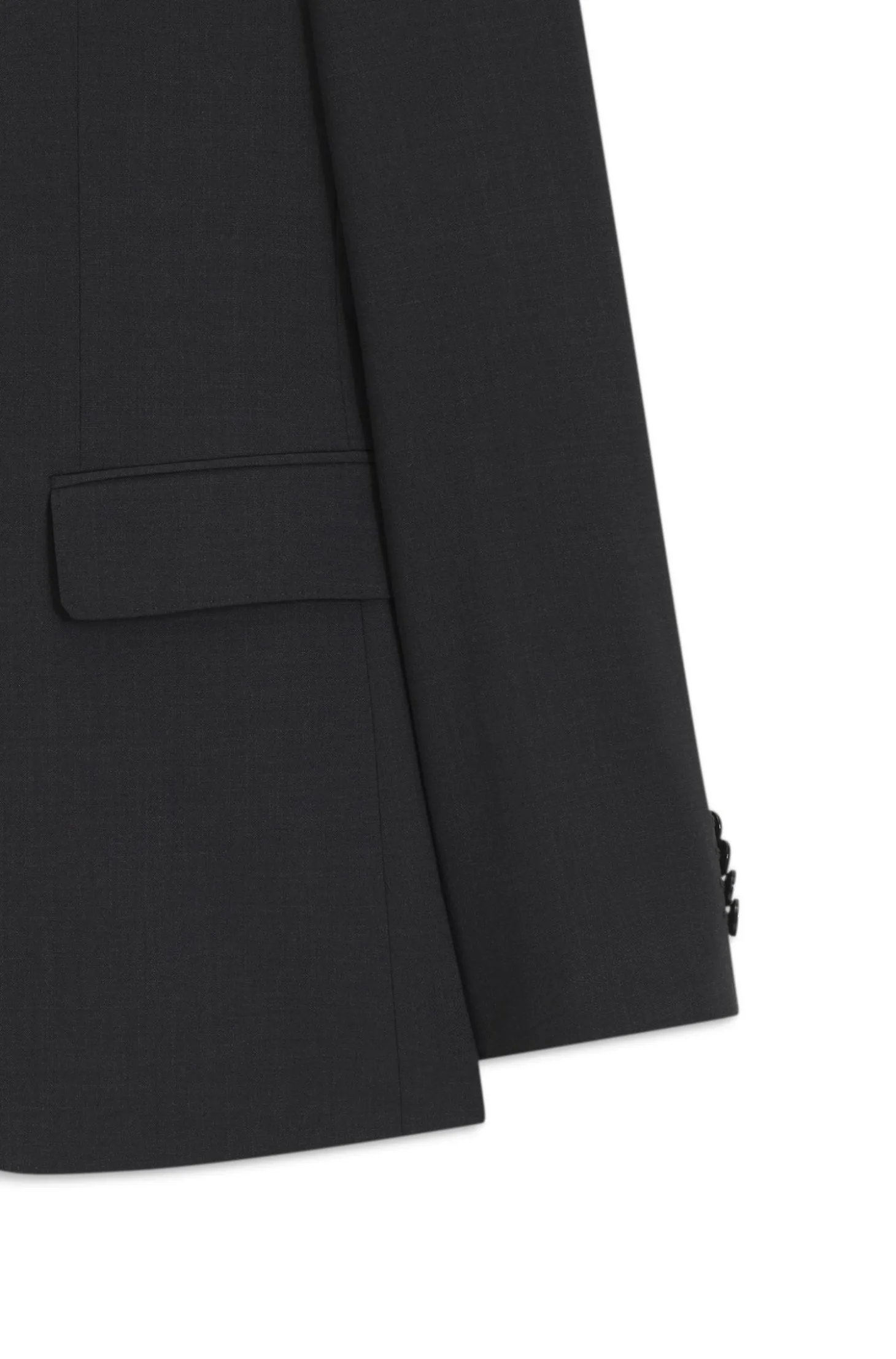 Slim-Fit Zweiteiler aus Stretch-Wolle