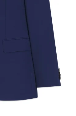 Slim-Fit Zweiteiler aus Stretch-Wolle