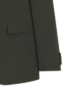 Slim-Fit Zweiteiler aus Stretch-Schurwolle