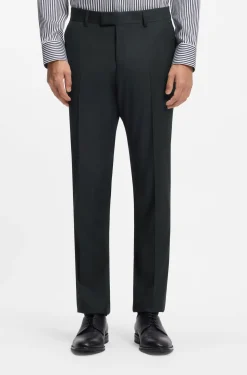 Slim-Fit Zweiteiler aus Woll-Mix