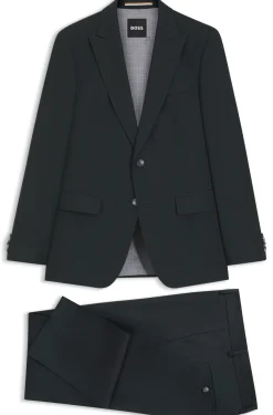 Slim-Fit Zweiteiler aus Woll-Mix