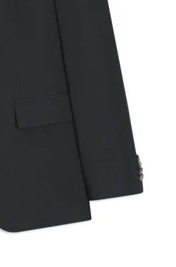 Slim-Fit Zweiteiler aus Woll-Mix