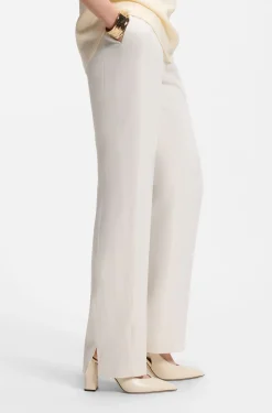 Slingback-Pumps aus Leder
