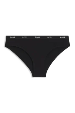 Slip aus Stretch-Jersey mit Logo-Bund