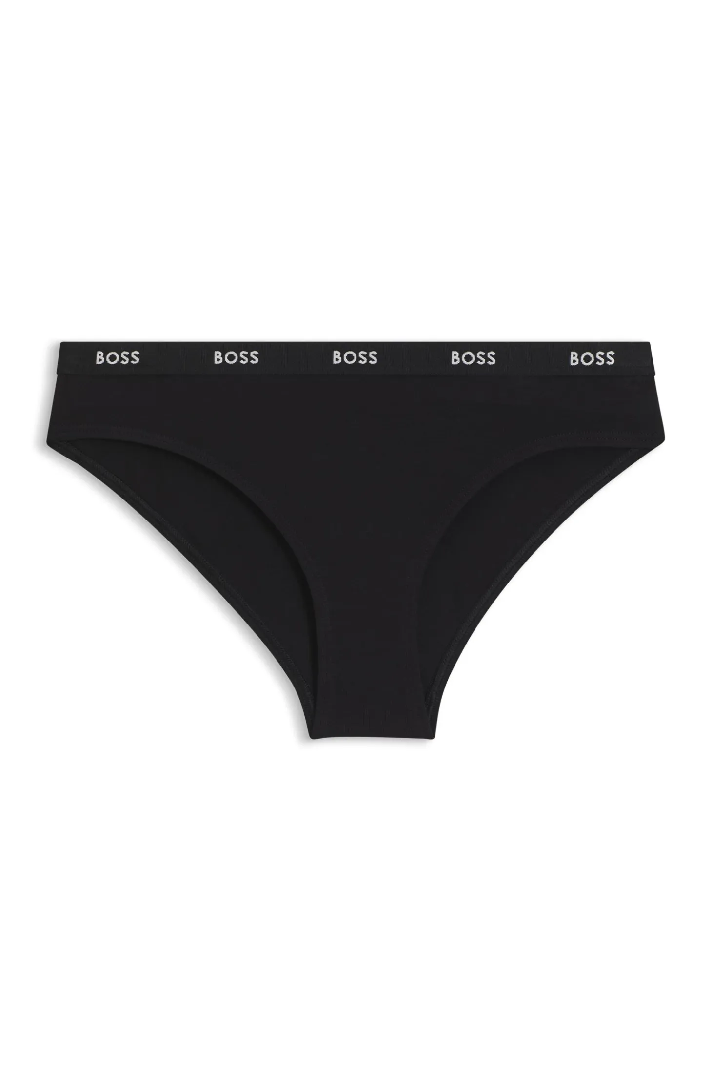 Slip aus Stretch-Jersey mit Logo-Bund