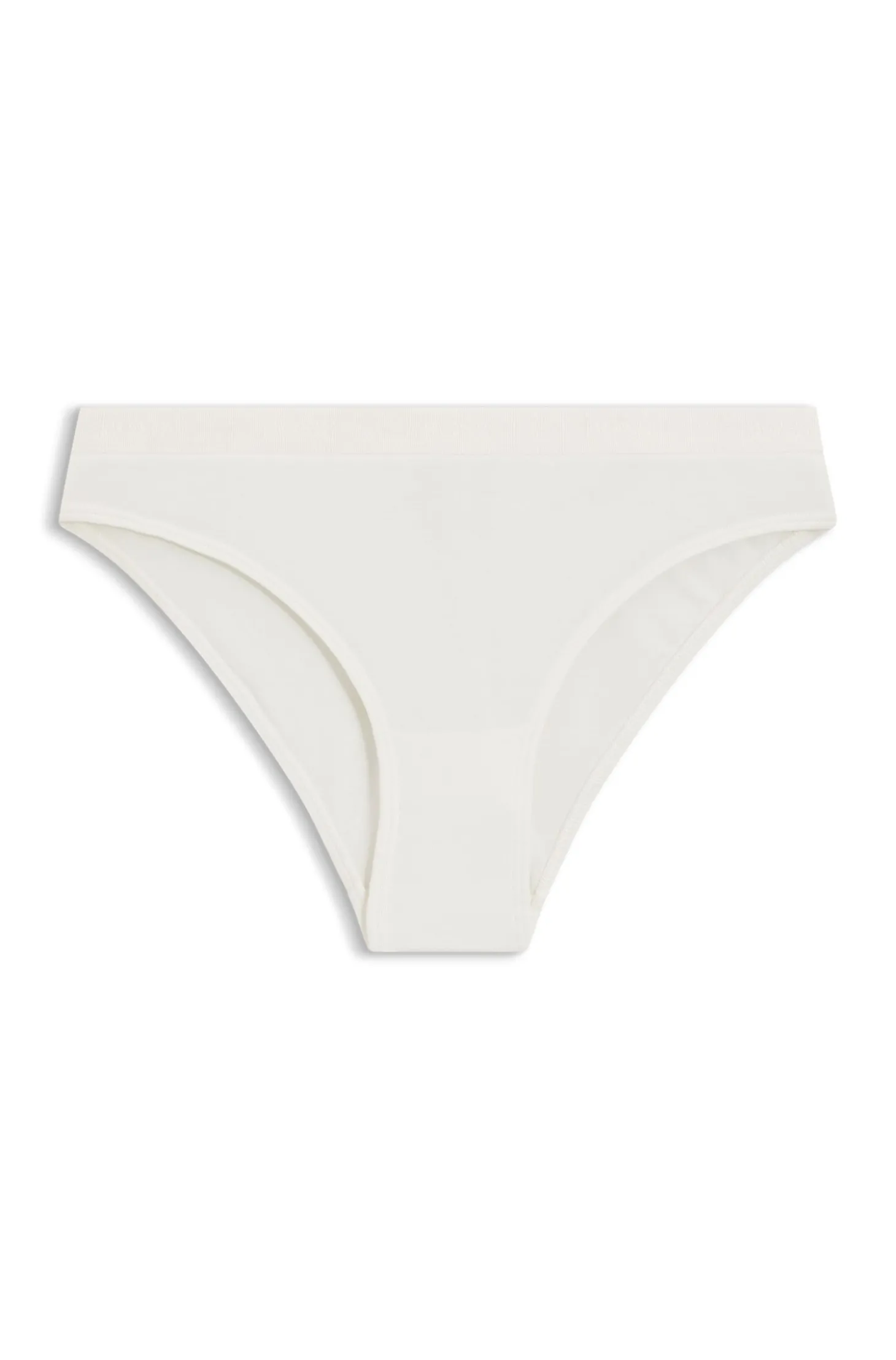 Slip aus Stretch-Jersey mit Logo-Bund