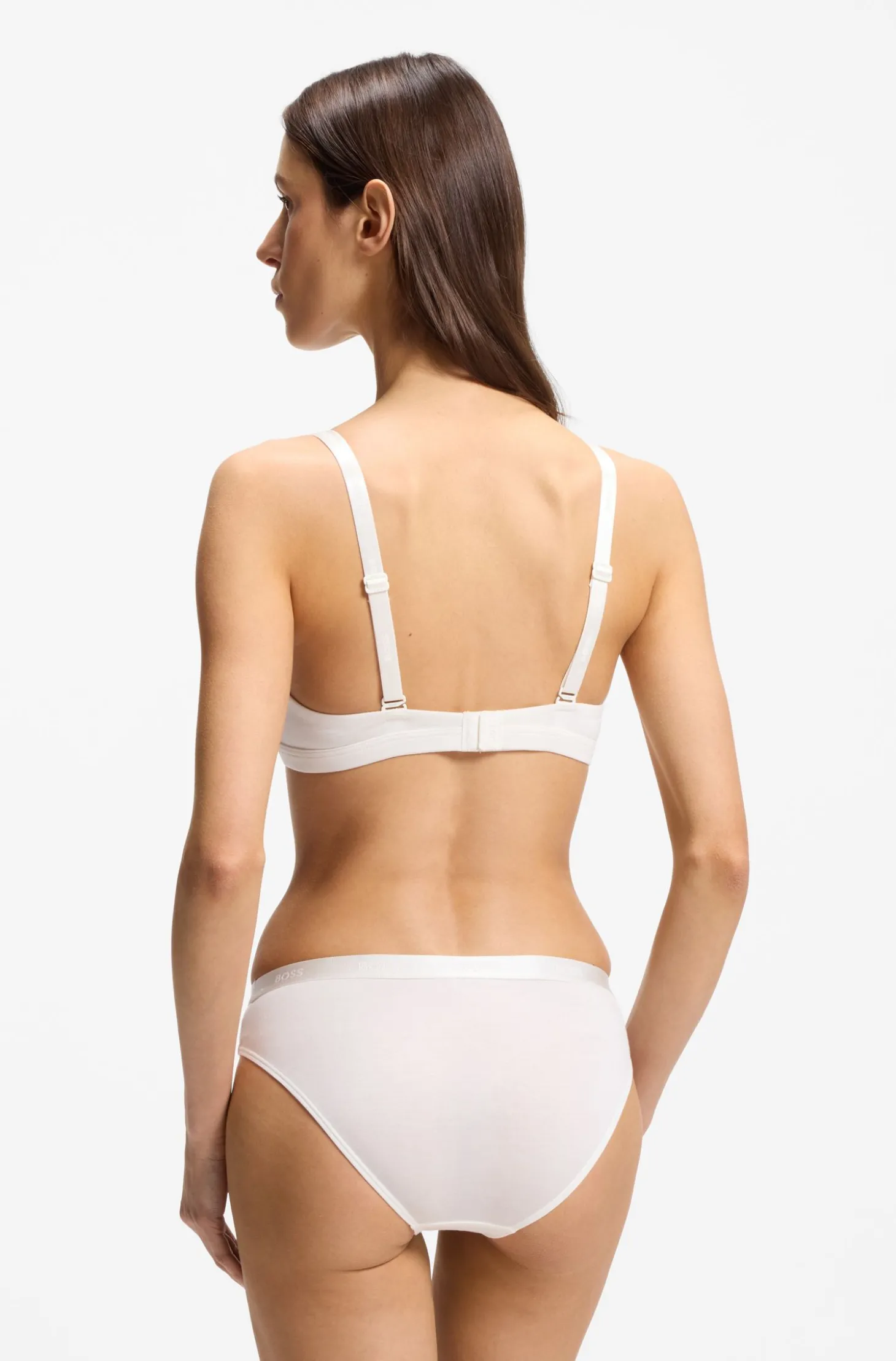 Slip aus Stretch-Jersey mit Logo-Bund