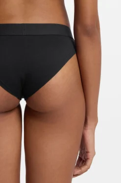 Slips aus Stretch-Baumwolle mit rotem Logo-Label
