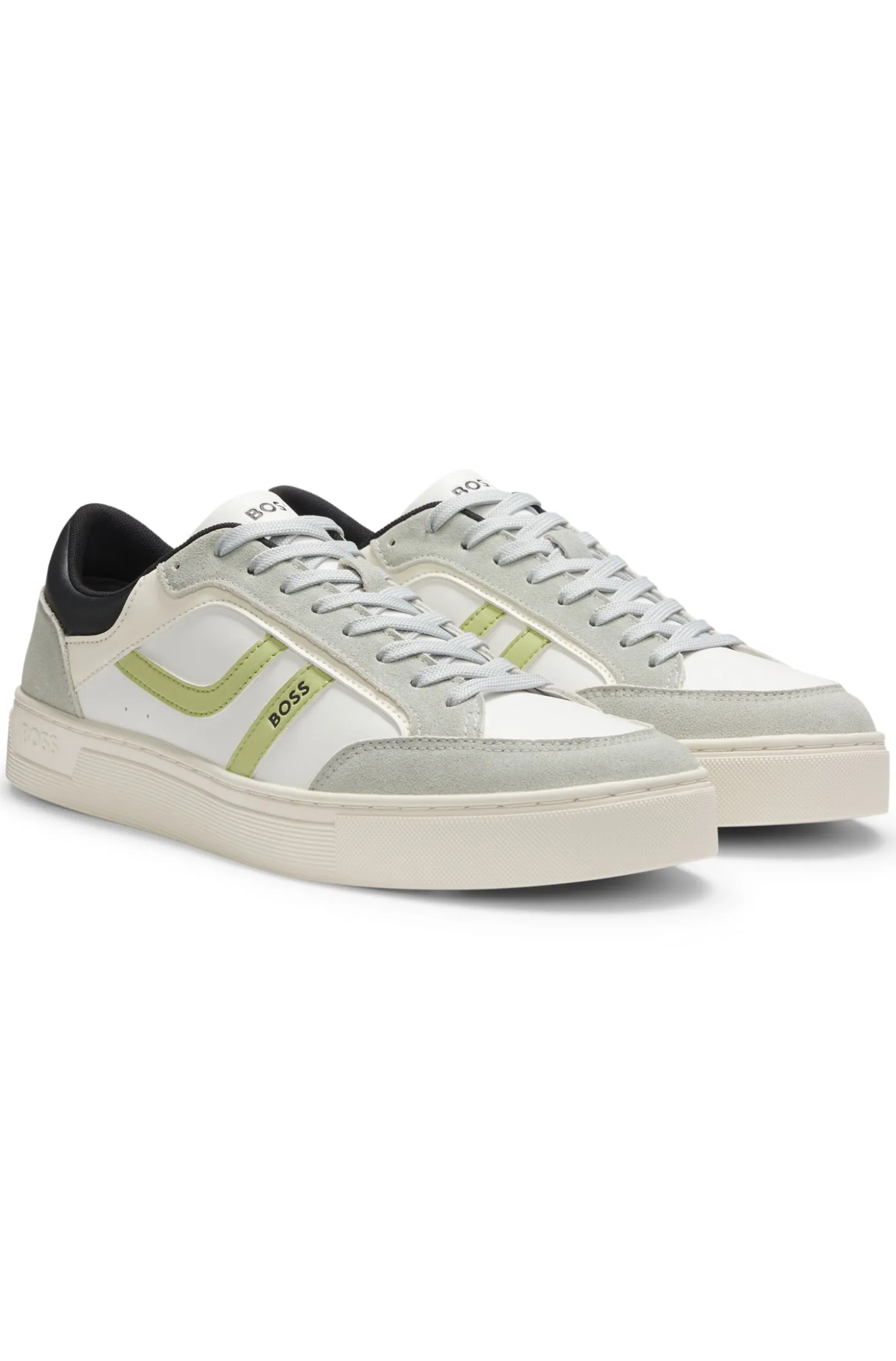 Sneakers aus Kunstleder im Colour-Block-Design