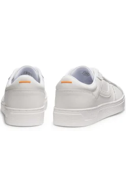 Sneakers aus Kunst-Nappaleder mit Logo