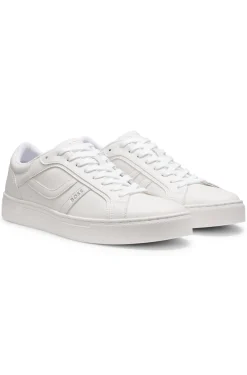 Sneakers aus Kunst-Nappaleder mit Logo