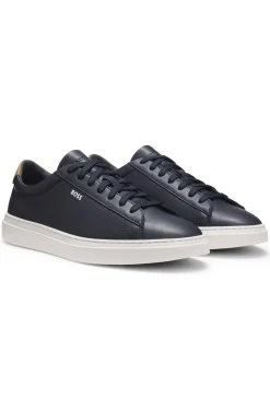 Sneakers aus Leder mit Cupsohle und gesticktem Signature-Streifen