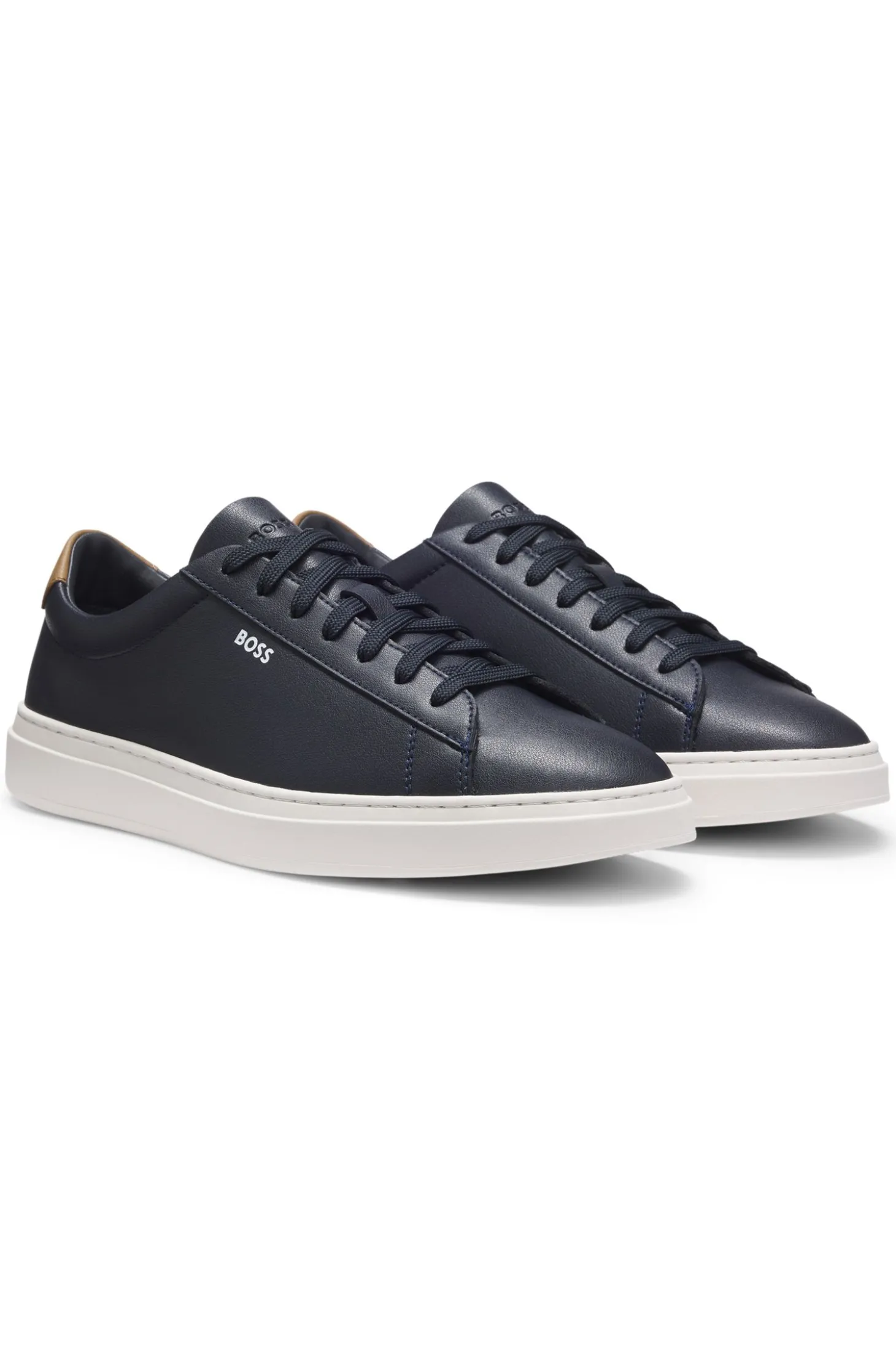 Sneakers aus Leder mit Cupsohle und gesticktem Signature-Streifen