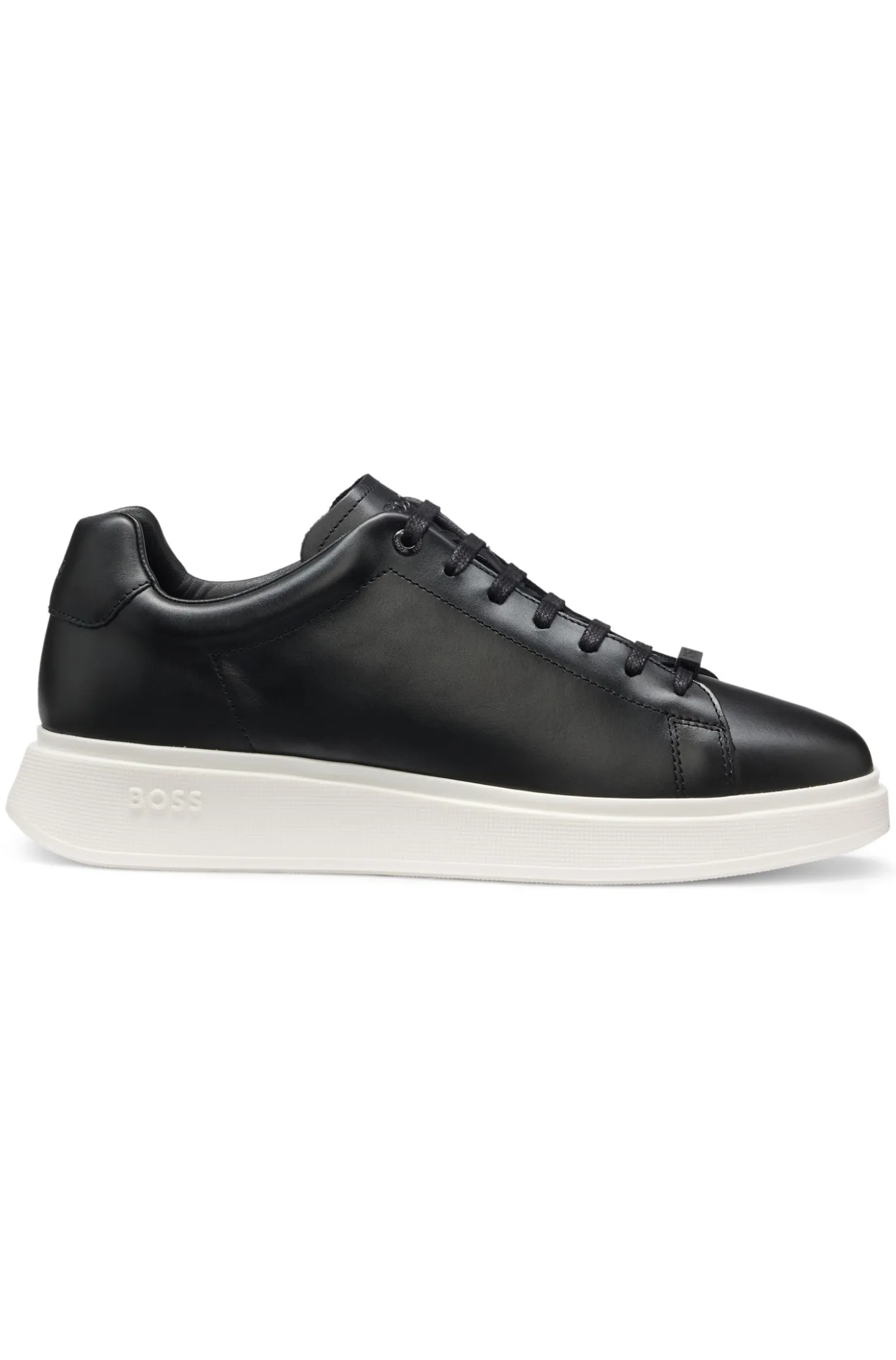 Sneakers aus Leder mit Gummisohlen