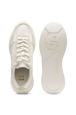 Sneakers aus Material-Mix mit Double-B-Monogramm